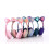 (Pink-grey Cat Ear with Microphone) Bluetooth Headphones,LED Light Wireless Foldable 2