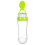 (Green) Squeeze Feeding Safe Baby Silicone Feeder Rice Cereal Bottle 1