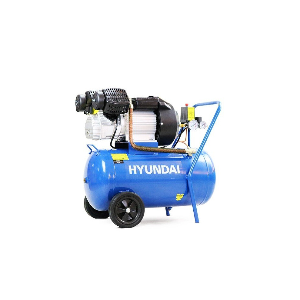 Hyundai Hy3050v 3Hp, 50 Litre V-Twin Direct Drive Air Compressor 14Cfm