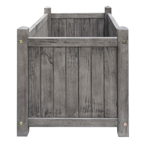 Rowlinson Alderley Grey Rectangular Planter 2