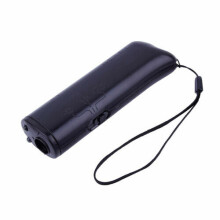 (Black) Ultrasonic Anti Stop Barking Pet Dog Train Repeller Control Training