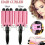 (32mm) Ceramic Triple Barrel Hair Curler, Crimper & Waver 5