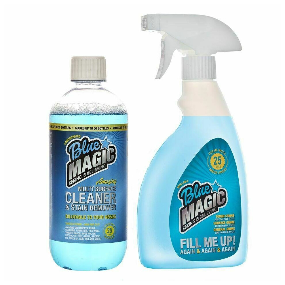 Blue Magic Multi surface Cleaner and Stain Remover, Super Concentrated.