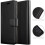 (Black) For Galaxy A51 Phone Wallet Book Leather Case 9