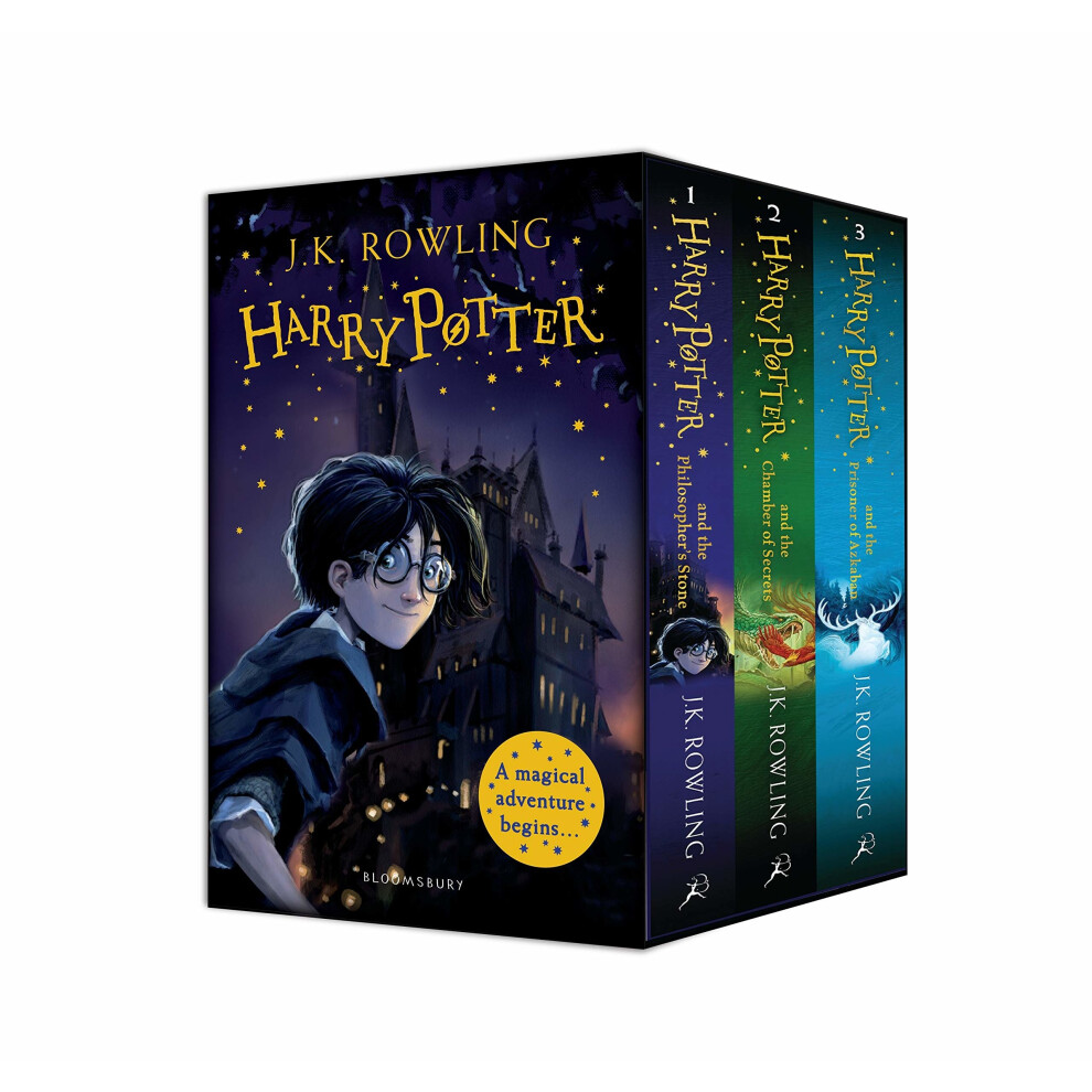 Harry Potter 1-3 Box Set A Magical Adventure Begins by J.K. Rowling