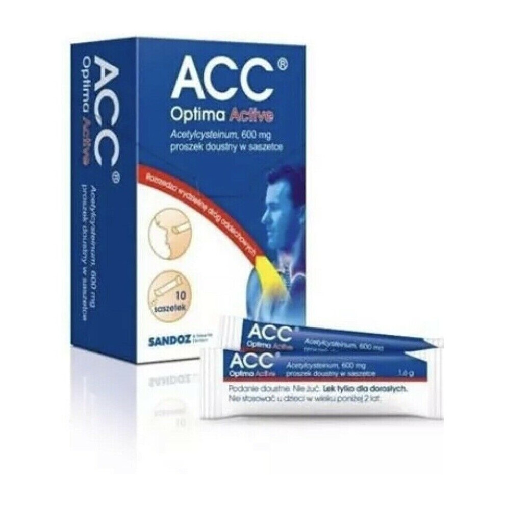 Acc Optima Active Cold and Flu 10 Sachets Respiratory Problems