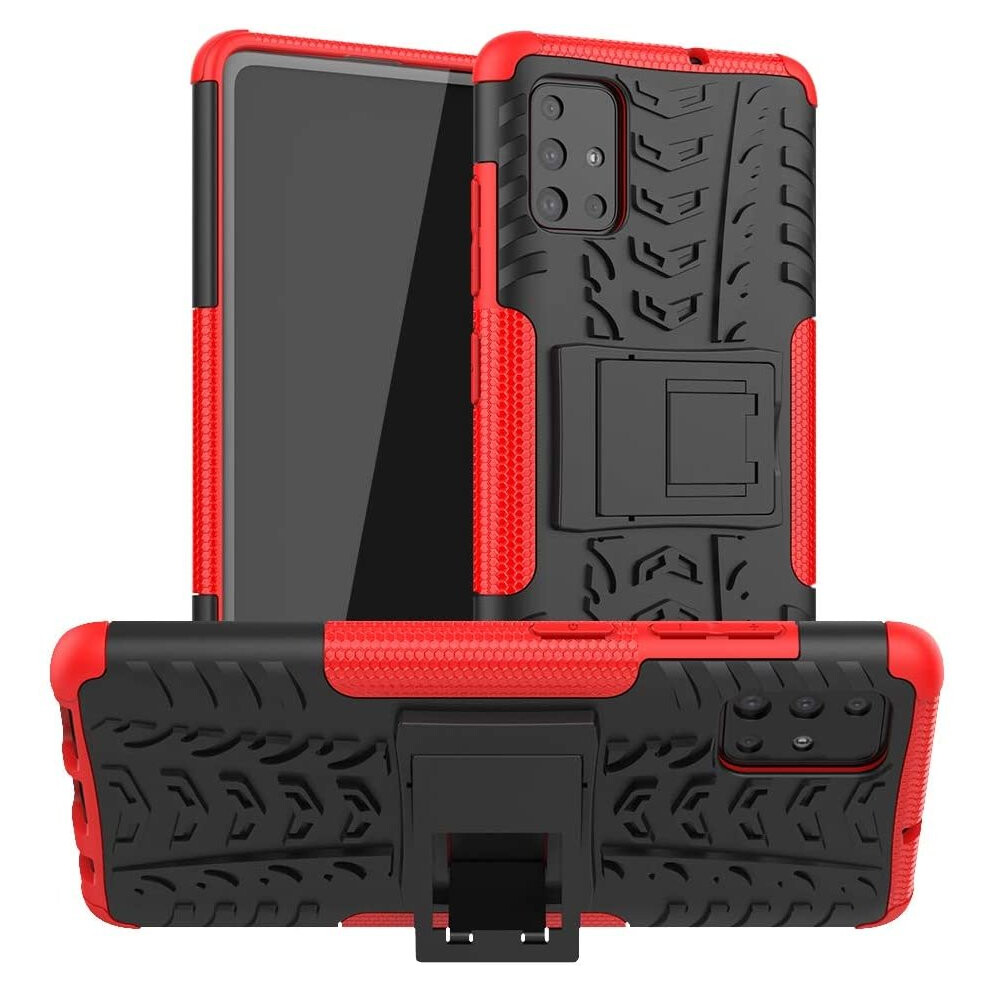 (Red) For Samsung Galaxy A51 Shockproof Case Cover Red 5056298098583