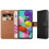 (Black) For Galaxy A51 Phone Wallet Book Leather Case 3
