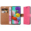 (Pink) For Galaxy A51 Phone Wallet Book Leather Case 3