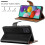 (Black) For Galaxy A51 Phone Wallet Book Leather Case 8