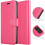 (Pink) For Galaxy A51 Phone Wallet Book Leather Case 9