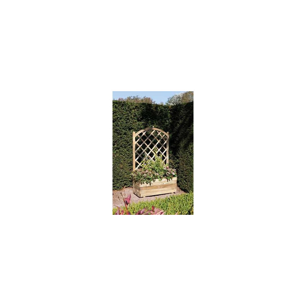 Rectangular Planter & Lattice