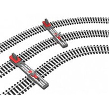 HO-SCALE EINSTELLBARES PARALLEL-SCHIENENWERKZEUG (2/Stk) - HO Maßstab