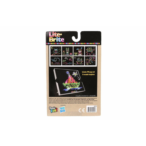 Basic Fun Lite-Brite Peg and Template Refill Pack 1