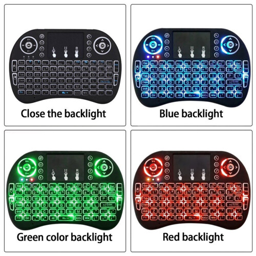 92 Keys I8 Wireless Touchpad Keyboard With Multimedia And PC Games Control 1