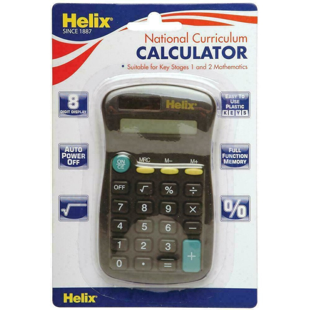 Helix National Curriculum RC1070 Basic Calculator