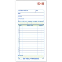 Adams DC3705 Sales Book, 2-part, carbonless, 3.34 in x 7.19 in , 50 ST per BK