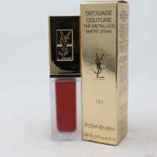 (101 Chrome Red Clash) Yves Saint Laurent Tatouage Couture Matte Stain(Choose Your Shade) 0.2oz New