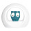 Zazu Lou the Owl Night Light, Cry Sensor, and adjustable brightness, Grey and White 1