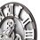 Large Metallic-Look Outdoor Roman Numeral Wall Clock 6