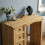 Home Discount Corona 4 Drawer Dressing Table Makeup PC Desk Wood 3