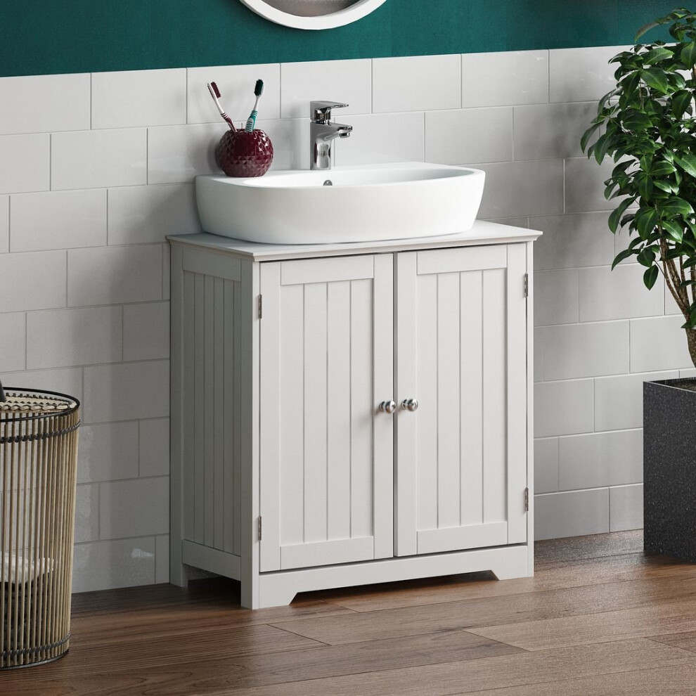 Priano 2 Door Under Sink Cabinet Bathroom Unit