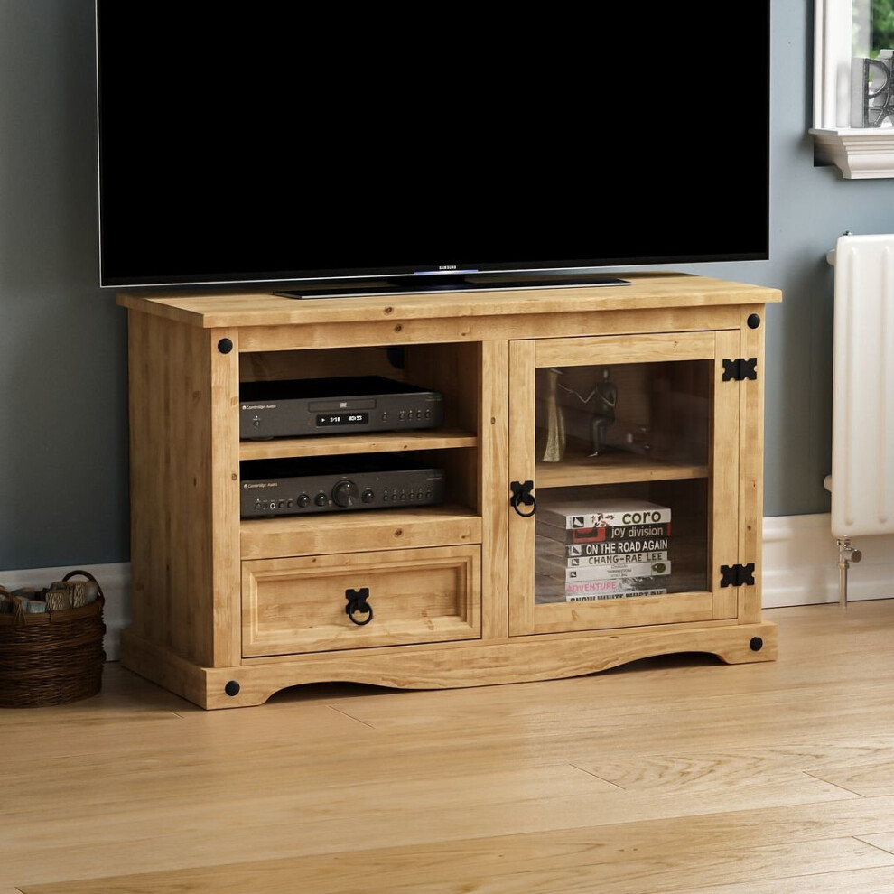 Corona TV Unit Entertainment Cabinet Door Drawer