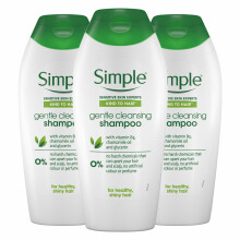 (Buy 3 Shampoo) Simple Kind to HairGentle Care Shampoo&Conditioner