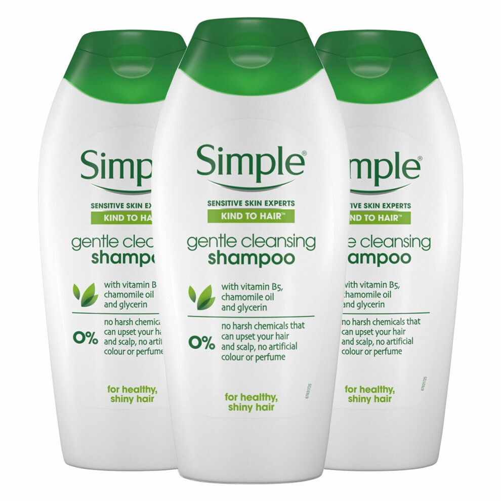 (Buy 3 Shampoo) Simple Kind to HairGentle Care Shampoo&Conditioner