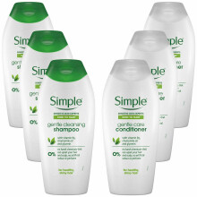 (Three of Each) Simple Kind to HairGentle Care Shampoo&Conditioner