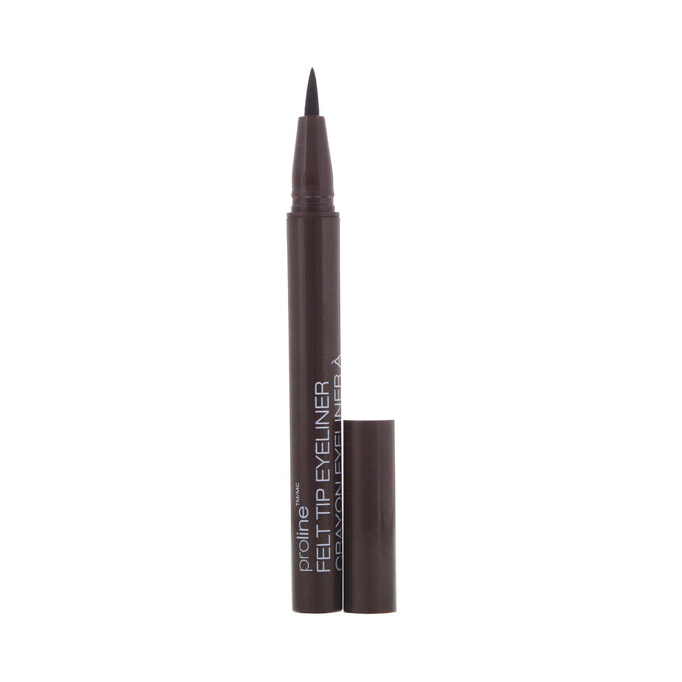 Wet n Wild, ProLine Felt Tip Eyeliner, Dark Brown, 0.5g