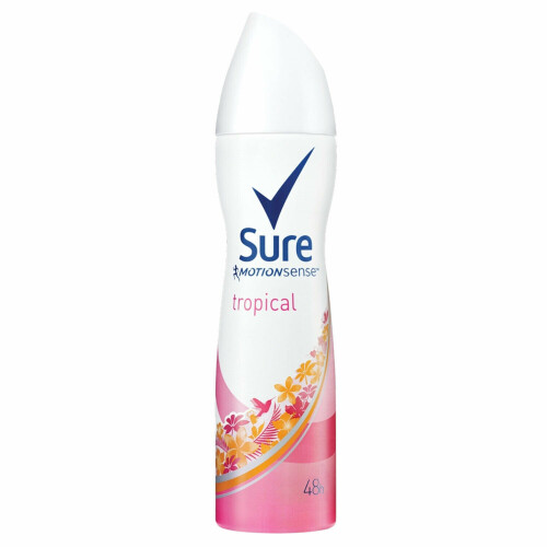 Sure Sure Women Antiperspirant Deodorant, Tropical, 6 Pack, 150ml 2