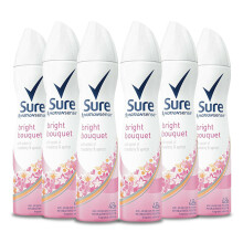 Sure Women Antiperspirant Deodorant, Tropical, 6 Pack, 150ml