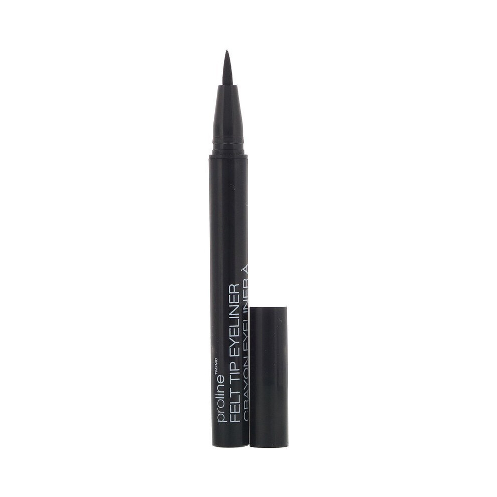 Wet n Wild, ProLine Felt Tip Eyeliner, Black, 0.017 oz, 0.5g