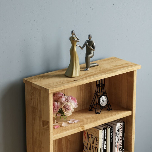 Home Discount Corona 1 Drawer DVD Rack Bookcase Shelf Display Wood 2