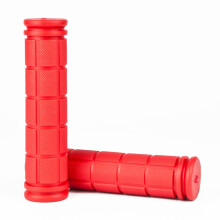 (Red) Bike Grips 120mm Bicycle Handlebar Cover Set