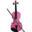 (1/4) Student acoustic violin pink 1