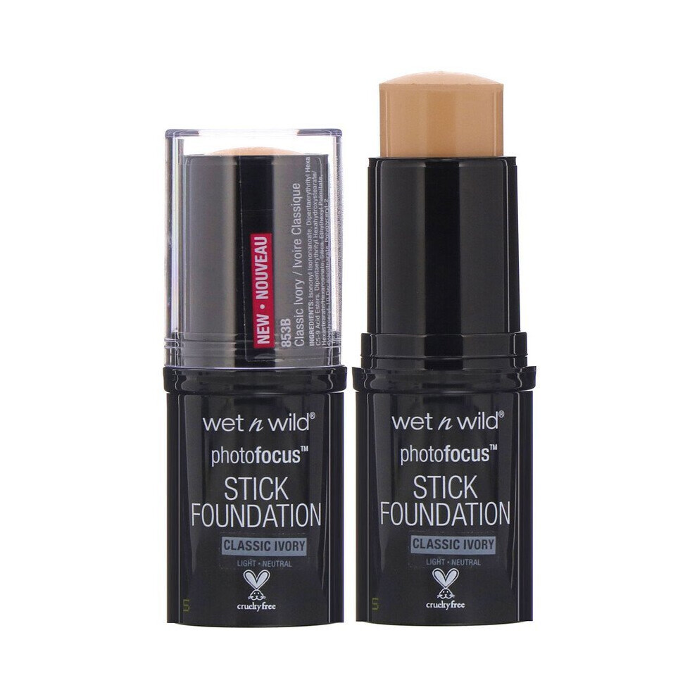 Wet n Wild, PhotoFocus Stick Foundation, Classic Ivory, 0.42 oz (12 g)