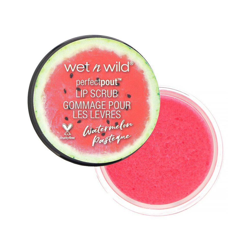 Wet n Wild, Perfect Pout Lip Scrub, Watermelon, 0.35 oz (10 g)