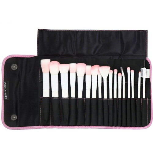 Wet n Wild Wet n Wild, 17 Piece Brush Roll, 17 Piece Collection