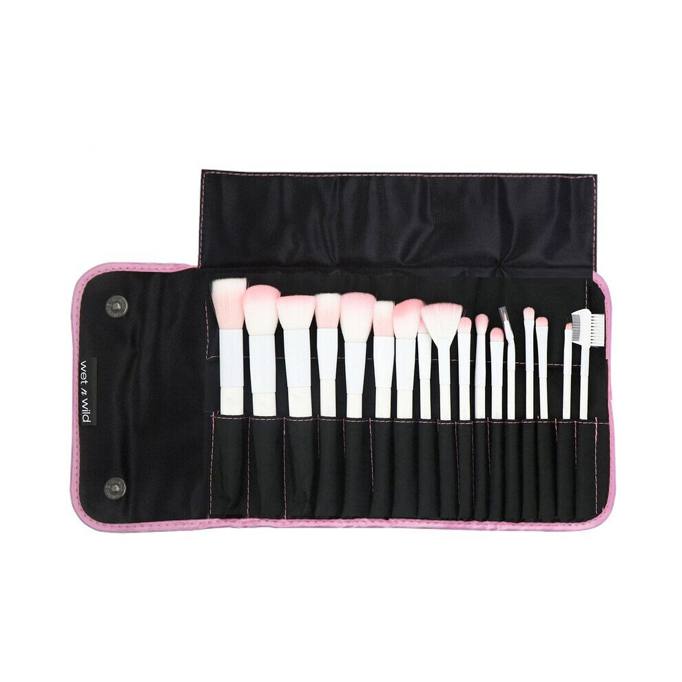 Wet N Wild, 17 Piece Brush Roll, 17 Piece Collection