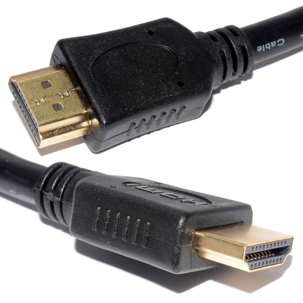 kenable HDMI v1.4 Short Cable Plug to Plug 1080p 0.5m Lead 50cm SkyHD to Amp