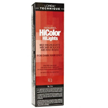 (HiColor HiLights - Red) L'Oreal HiColor Red HiLights For Dark Hair