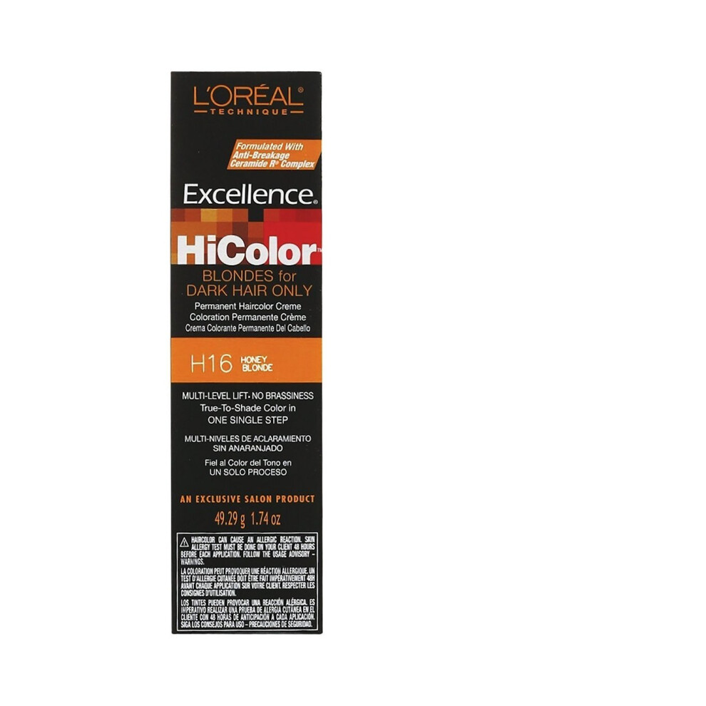 (HiColor H16 â Honey Blonde) L'Oreal HiColor H16 Honey Blonde For Dark Hair