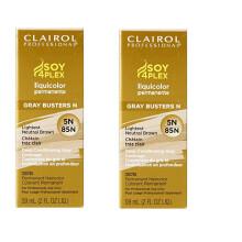 (5n/85N - Pack of 2) Clairol Soy 4plex Color Lightest Neutral Brown 5N