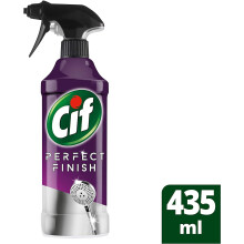 Cif Perfect Finish Limescale Removal Spray 435ml - Removes 100% of tough limescale stains from shower, sink & tiles - Code 8.71045E+12