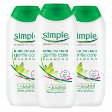 (Buy 3 Shampoo) Simple Kind to HairGentle Care Shampoo&Conditioner