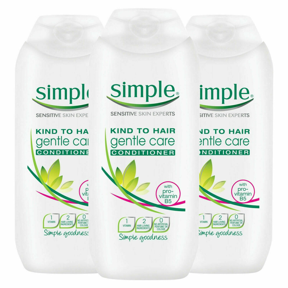 (Buy 3 Conditioner) Simple Kind to HairGentle Care Shampoo&Conditioner