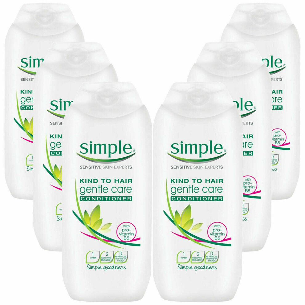 Simple (Buy 6 Conditioner) Kind To Hairgentle Care Shampoo&Conditioner