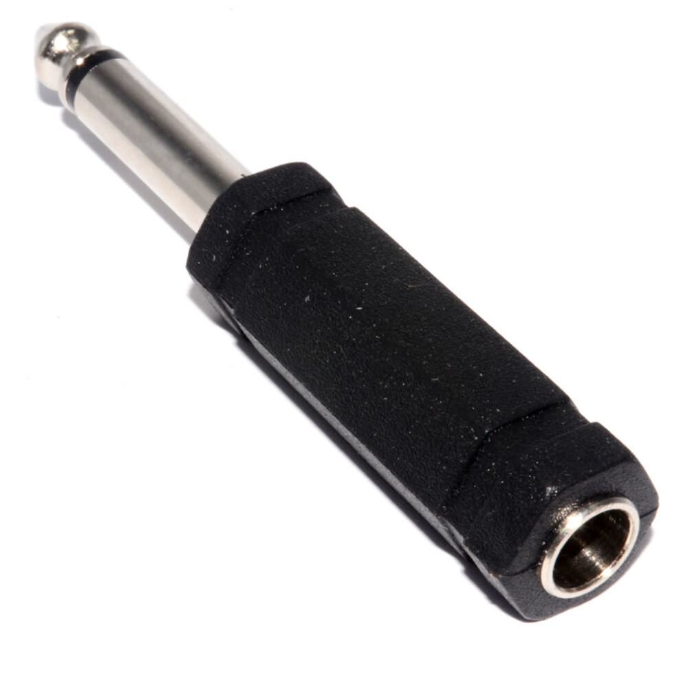 kenable 6.35mm Stereo Socket to 6.35mm Mono Jack Plug Adapter